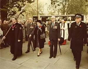 Images Dated 31st May 1983: Queen Mother arriving for Remembrance Service