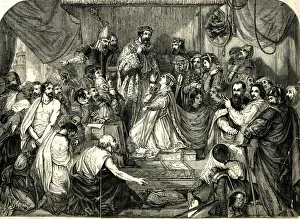 Queen Philippa pleads for the burghers of Calais Queen Philippa pleads for the burghers of Calais