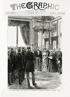 The Queen replying to the members of the Colonial Conference The Queen replying to the members of the Colonial Conference