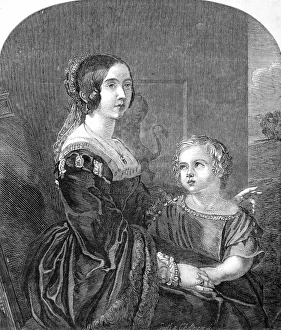 Queen Victoria with Albert, Prince of Wales Queen Victoria with Albert, Prince of Wales