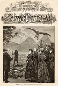 Queen Victoria pictured visiting the South Australian Court at the Colonial Queen Victoria pictured visiting the South Australian Court at the Colonial
