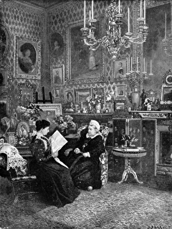 Queen Victoria with Princess Henry of Battenberg Queen Victoria with Princess Henry of Battenberg
