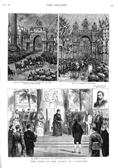 Queen Victoria - Visit to Liverpool, 1886 Queen Victoria - Visit to Liverpool, 1886
