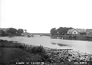 Early 20th Century Print of Coleraine River Scene