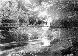 County Londonderry Prints: Limavady Suspension Bridge Print, Northern Ireland