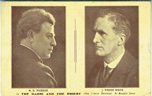Rabbi Gallery: The Rabbi and the Priest by Benedict James