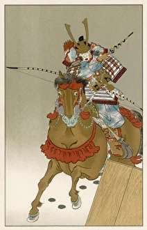 <b class=qtipBold><figcaption>Racial/Japan/Shogun 1900</figcaption></b><br>The shogun (commander-in- chief) Minamoto Joritomo, in full traditional battle array<br><em>© Mary Evans Picture Library</em> Racial/Japan/Shogun 1900
