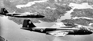 Two RAF English Electric Canberra PR9s over Malaya Two RAF English Electric Canberra PR9s over Malaya