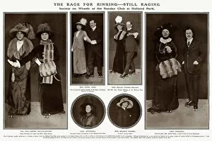 Holland Park Collection: The Rage for Rinking - still raging - roller skating 1912