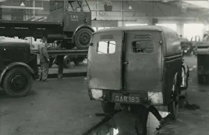 Railway Engine Shed in use as Road Transport Garage, Manningham, Bradford, Yorkshire Railway Engine Shed in use as Road Transport Garage, Manningham, Bradford, Yorkshire