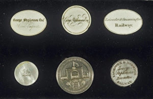 Railway passes worn by George Stephenson Railway passes worn by George Stephenson
