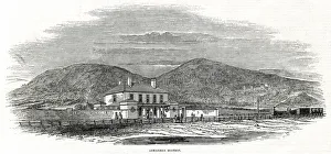 Railway station at Abergele, North Wales Railway station at Abergele, North Wales