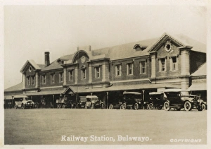Bulawayo Gallery: Railway Station, Bulawayo, Rhodesia (Zimbabwe)