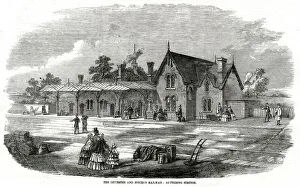 Railway station at Kettering, Northamptonshire Railway station at Kettering, Northamptonshire