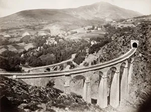 Railway viaduct at Loulla (Isère), France Railway viaduct at Loulla (Isère), France