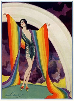December Gallery: Rainbow illustration, by Arthur Ferrier