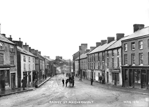 County Londonderry Prints: Early 20th Century Print of Rainey St Magherafelt