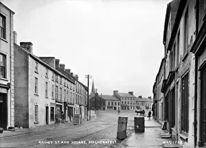 Early 20th Century Print of Magherafelt Street Scene