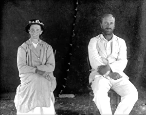 Ralph Ponsonby Watts and an unknown lady Ralph Ponsonby Watts and an unknown lady
