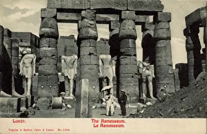 Luxor Gallery: Ramesseum of Rameses II, Thebes, Egypt