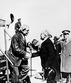 Ramsay MacDonald and Benito Mussolini, Ostia, 1933 Ramsay MacDonald and Benito Mussolini, Ostia, 1933