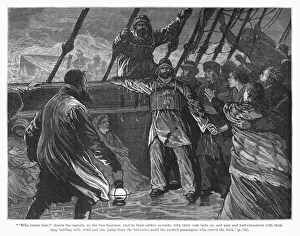 Lifeboat Gallery: Ramsgate lifeboat men on board stranded ship