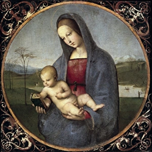 Day Light Gallery: Raphael (1483-1520). Madonna Conestabile. 1504