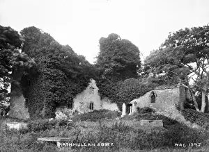 Rathmullan Abbey Print - Early 20th Century Ireland
