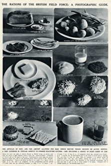 Ration of the British field forces 1939 Ration of the British field forces 1939