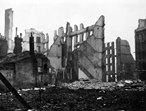 Rear of damaged properties in Southwark St - WW2, Blitz Rear of damaged properties in Southwark St - WW2, Blitz