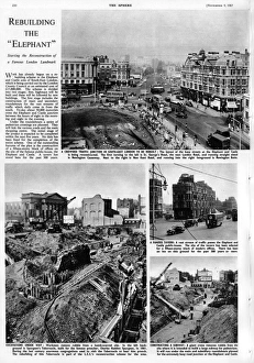 Rebuilding Elephant and Castle, 1957 Rebuilding Elephant and Castle, 1957