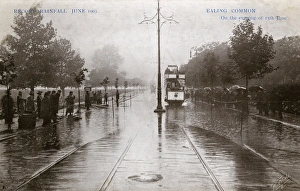 Record rainfall, Ealing Common, West London Record rainfall, Ealing Common, West London