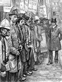 Recruiting the Sandwich Men, London, 1894 Recruiting the Sandwich Men, London, 1894