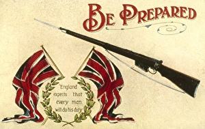 Recruitment postcard, England expects, , WW1 Recruitment postcard, England expects, , WW1