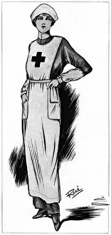Zephyr Gallery: Red Cross nurse regulation uniform, WW1