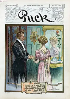 Early 20th Century Art Prints: Her reflection