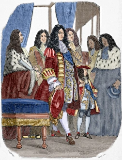The Regent Philippe of Orleans (1674-1723) with Louis XV (17 The Regent Philippe of Orleans (1674-1723) with Louis XV (17