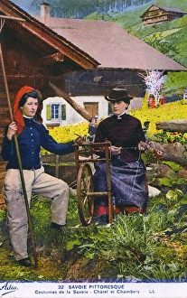 Regional Costume of Savoie, France - Chatel and Chambery Regional Costume of Savoie, France - Chatel and Chambery