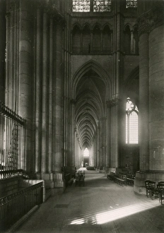 Reims, France - interior of Reims Cathedral Reims, France - interior of Reims Cathedral