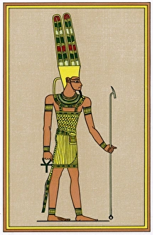 <b class=qtipBold><figcaption>Religion/Egypt/Amun</figcaption></b><br>The supreme god of the Egyptian pantheon : sometimes known as AMUN-RE, adding the attributes of RE, the creator sun-god of Heliopolis<br><em>© Mary Evans Picture Library</em> Religion/Egypt/Amun