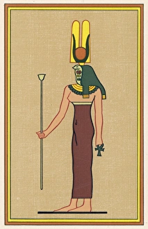 <b class=qtipBold><figcaption>Religion/Egypt/Renenutet</figcaption></b><br>Cobra-headed goddess, guardian of the Pharaoh and an embodiment of divine motherhood (also known as RENNUT)<br><em>© Mary Evans Picture Library</em> Religion/Egypt/Renenutet