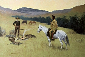 Day Light Gallery: REMINGTON, Frederic (1861-1909). The Conversation