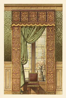 Renaissance-style wall hanging, circa 1900 Renaissance-style wall hanging, circa 1900