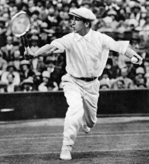 Images Dated 6th July 2011: Rene Lacoste in play at Wimbledon