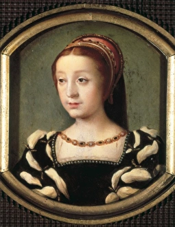 Renee of France. 1st half 16th c. Anonymous portrait Renee of France. 1st half 16th c. Anonymous portrait