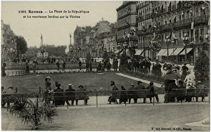 Rennes, France - Place de la Republique Rennes, France - Place de la Republique