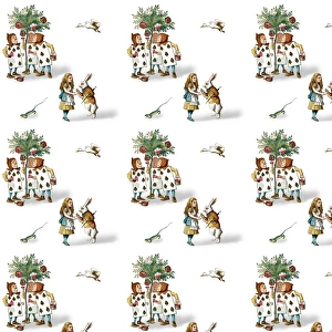 Repeating Pattern - Alice and Gardeners Repeating Pattern - Alice and Gardeners