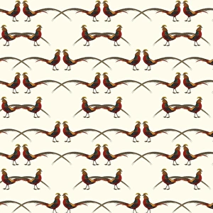 <b class=qtipBold><figcaption>Repeating Pattern - Birds</figcaption></b><br>Repeating Pattern - Birds. *PLEASE NOTE that the magnifying glass is solely to show the detail of the repeating pattern and will not feature on the final file.*<br><em>© Mary Evans Picture Library</em> Repeating Pattern - Birds