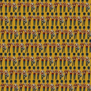 Repeating Pattern - guardsmen, yellow Repeating Pattern - guardsmen, yellow