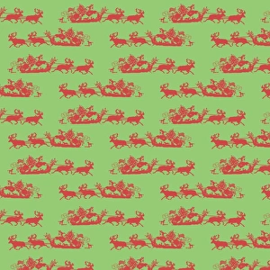 Repeating Pattern - Santas Sleigh with Reindeer Repeating Pattern - Santas Sleigh with Reindeer